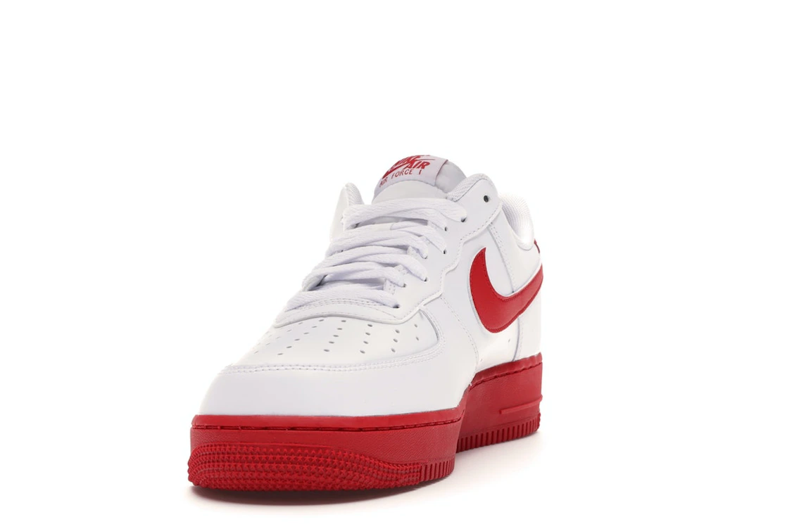 Nike Air Force 1 Low White Red Midsole