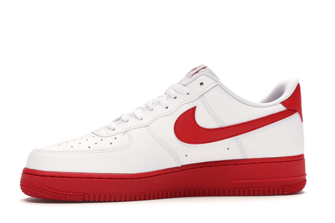 Nike Air Force 1 Low White Red Midsole