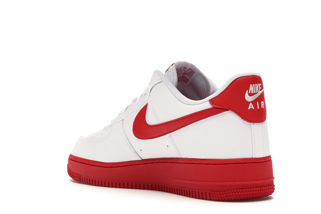 Nike Air Force 1 Low White Red Midsole