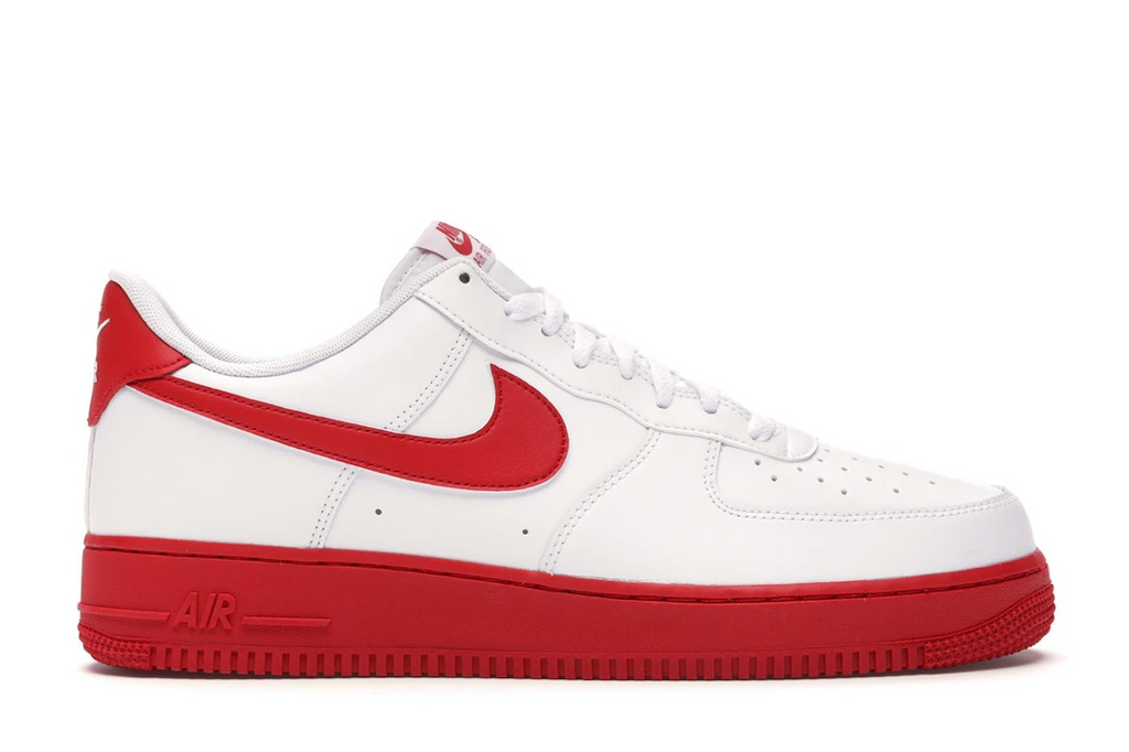 Nike Air Force 1 Low White Red Midsole