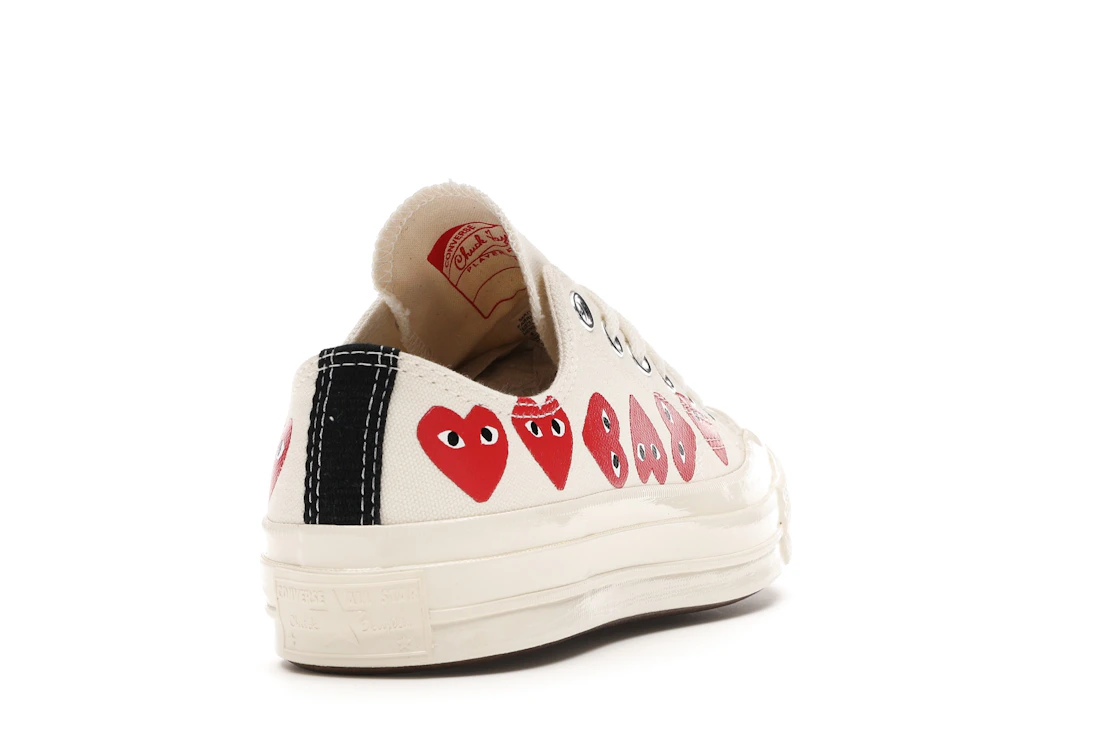 Converse Chuck Taylor All Star 70 Ox Comme des Garcons PLAY Multi-Heart White