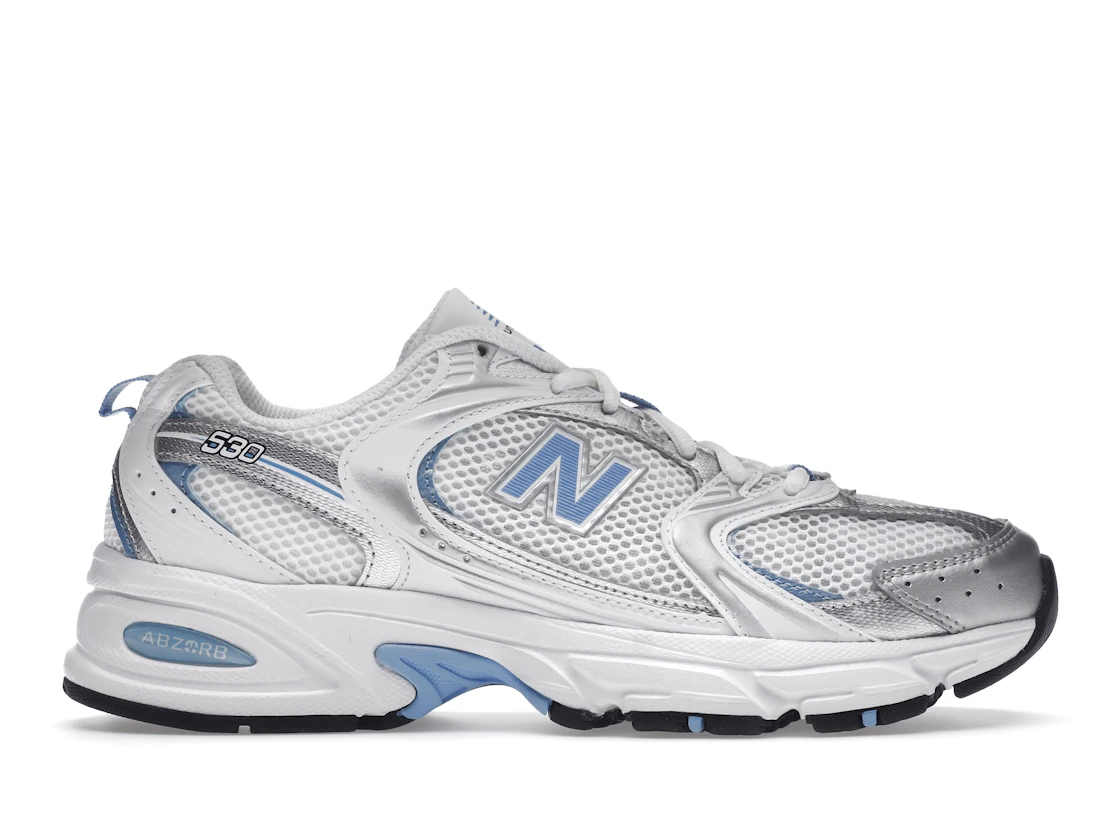 New Balance 530 White Carolina Blue