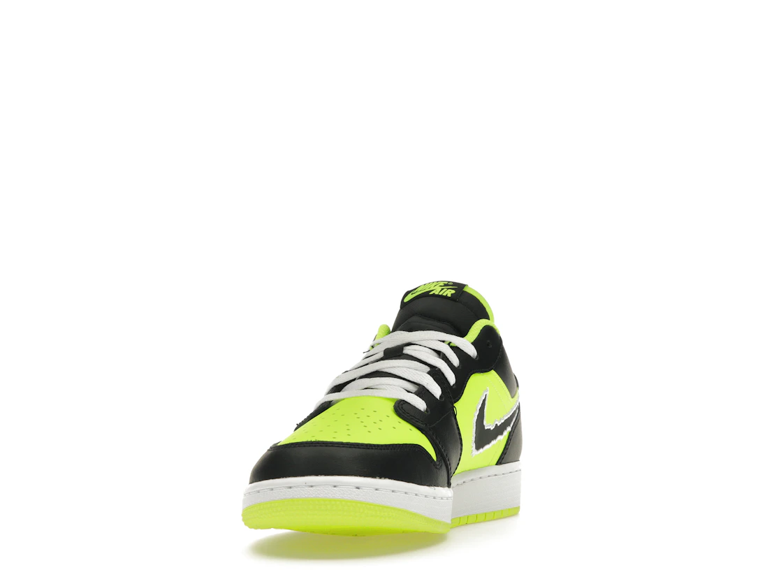 Jordan 1 Low SE Black Cat Volt (GS)