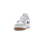 Jordan 1 Low White Neutral Grey Gum Midnight Navy (GS)