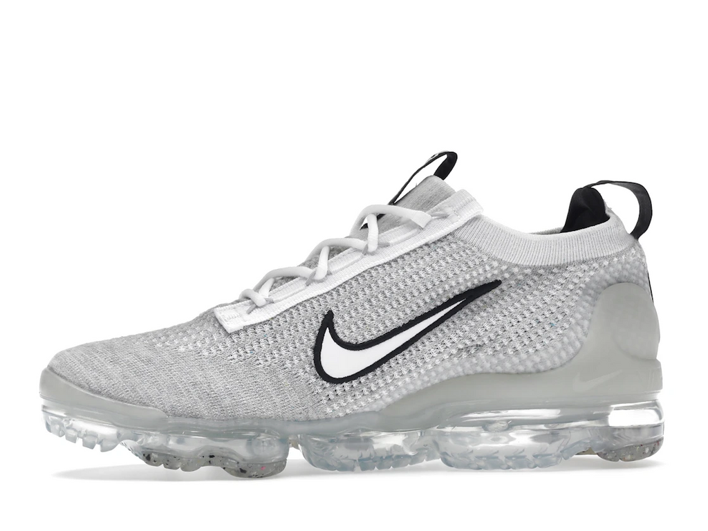 Nike Air VaporMax 2021 FK White Black Metallic Silver