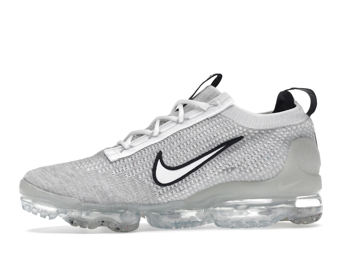 Nike Air VaporMax 2021 FK White Black Metallic Silver