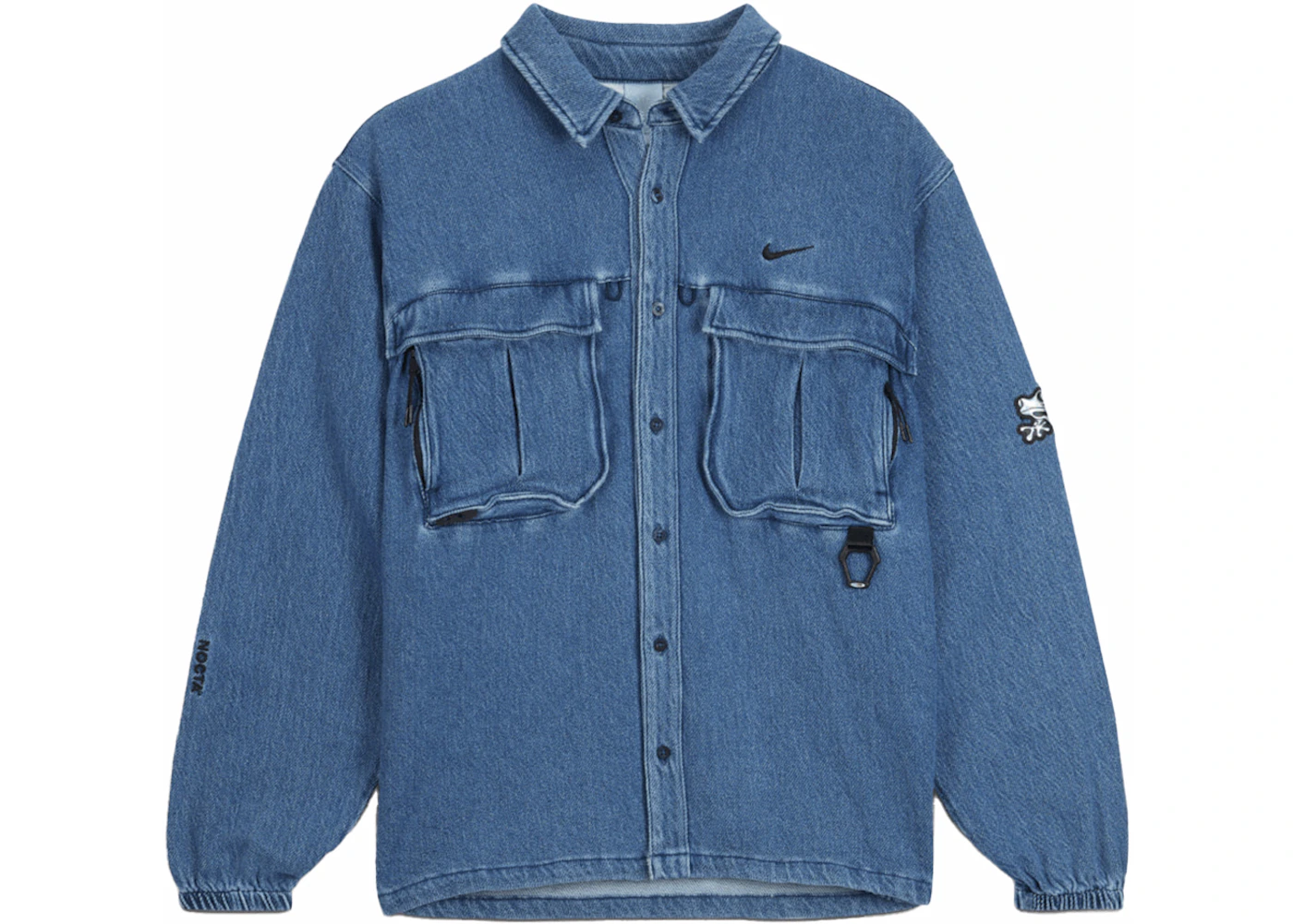 Nike x NOCTA Opal Lily Pad Denim Shirt Blue Denim