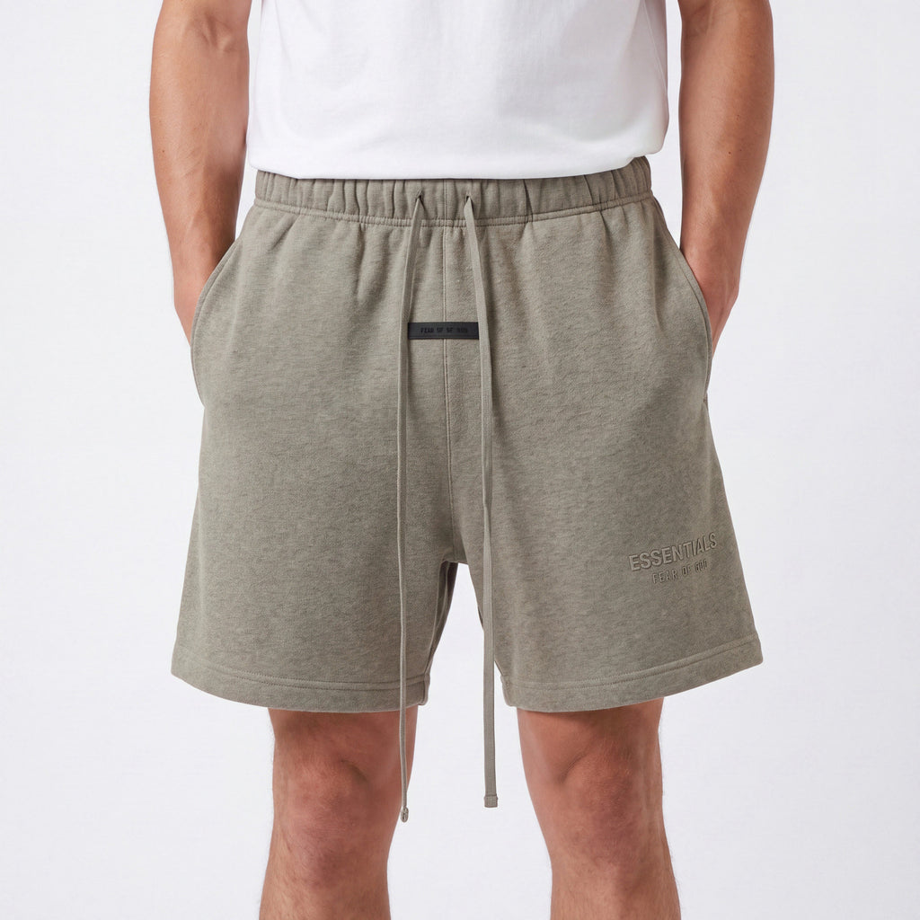 šortky Fear of God Essentials S25 Shorts Glossy Homestead Heather 160SP252003F ADONIO