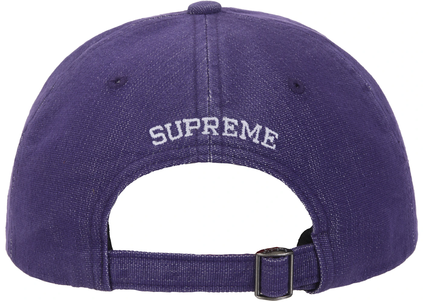 Supreme Cordura Denim S Logo 6-Panel Purple