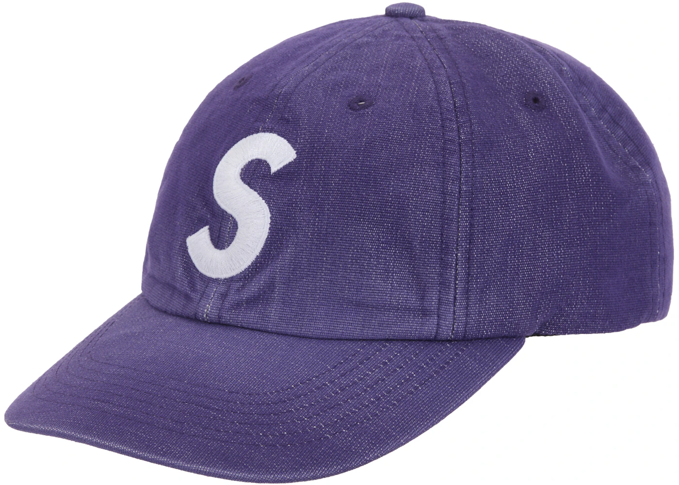 Supreme Cordura Denim S Logo 6-Panel Purple