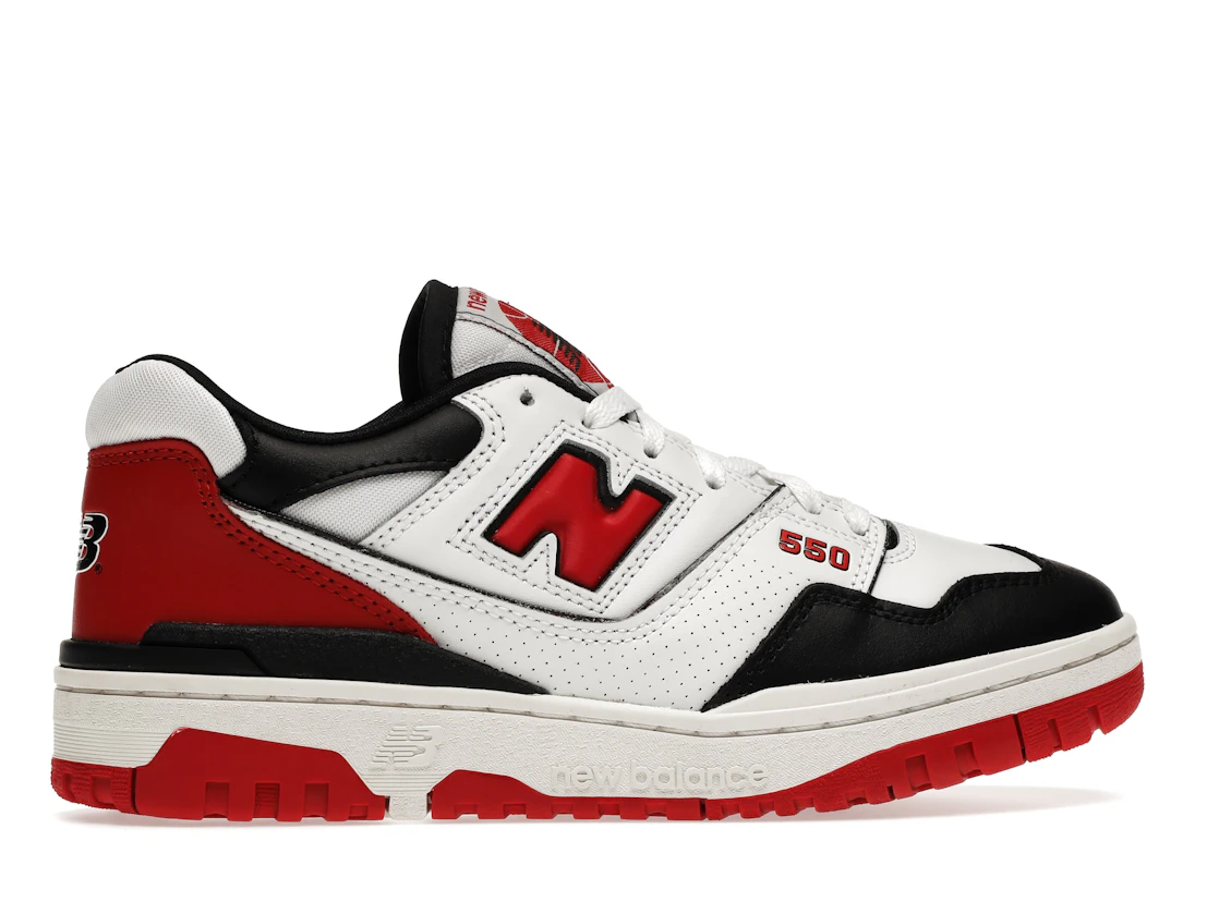 New Balance 550 White Red Black