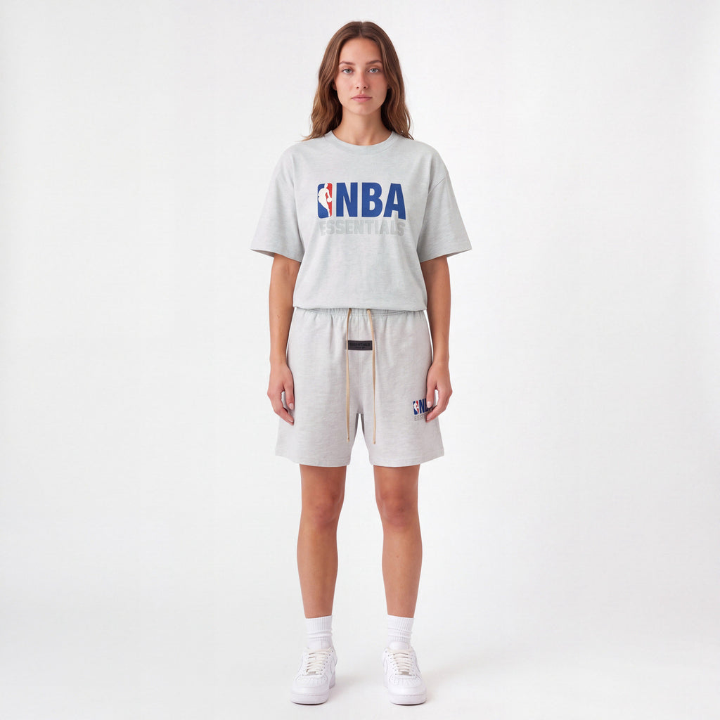Fear of God Essentials NBA Grey - Letní set ADONIO