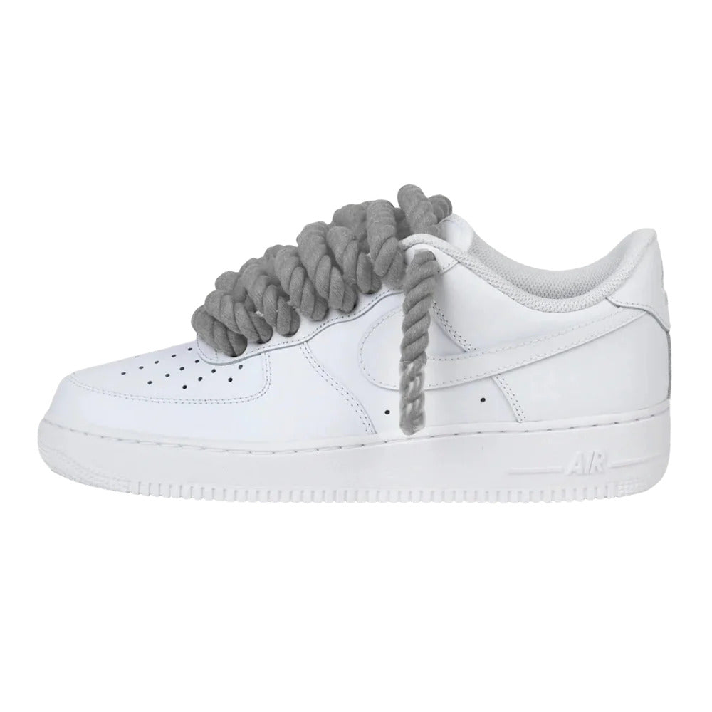 Nike Air Force 1 Low Rope Laces Light Grey