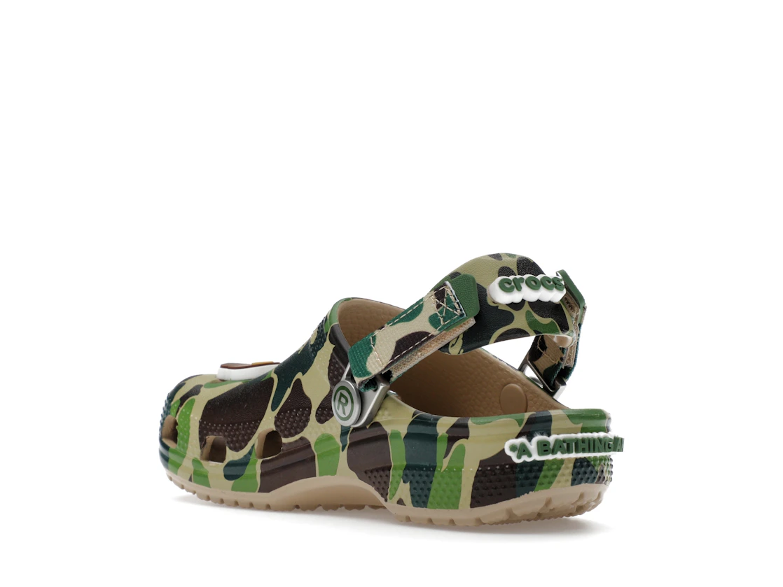 Crocs Classic Clog A Bathing Ape ABC Camo Green (Kids)