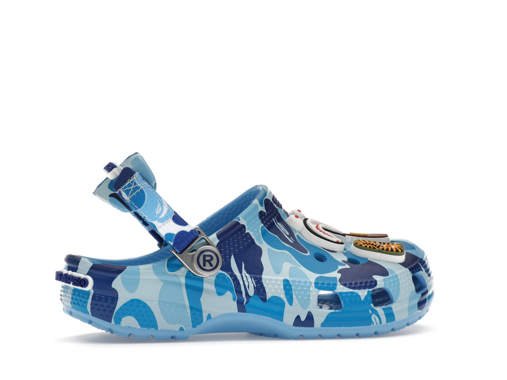 Crocs Classic Clog A Bathing Ape ABC Camo Blue (Kids)