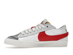 Nike Blazer Low 77 Jumbo White Photon Dust Light Smoke Grey University Red