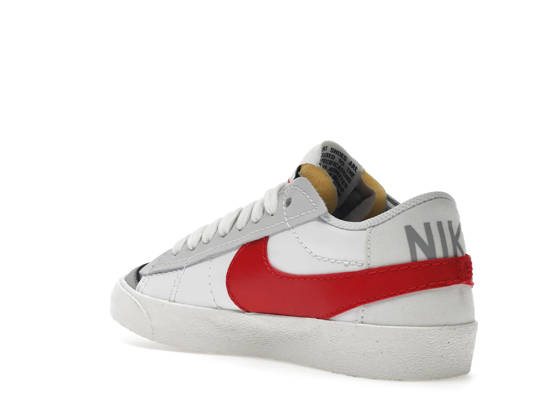Nike Blazer Low 77 Jumbo White Photon Dust Light Smoke Grey University Red