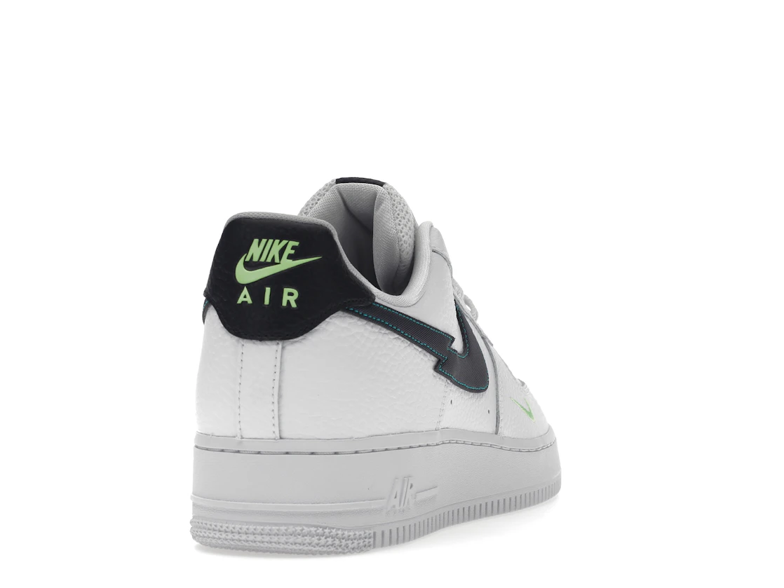 Nike Air Force 1 Low Split Swoosh White Aquamarine