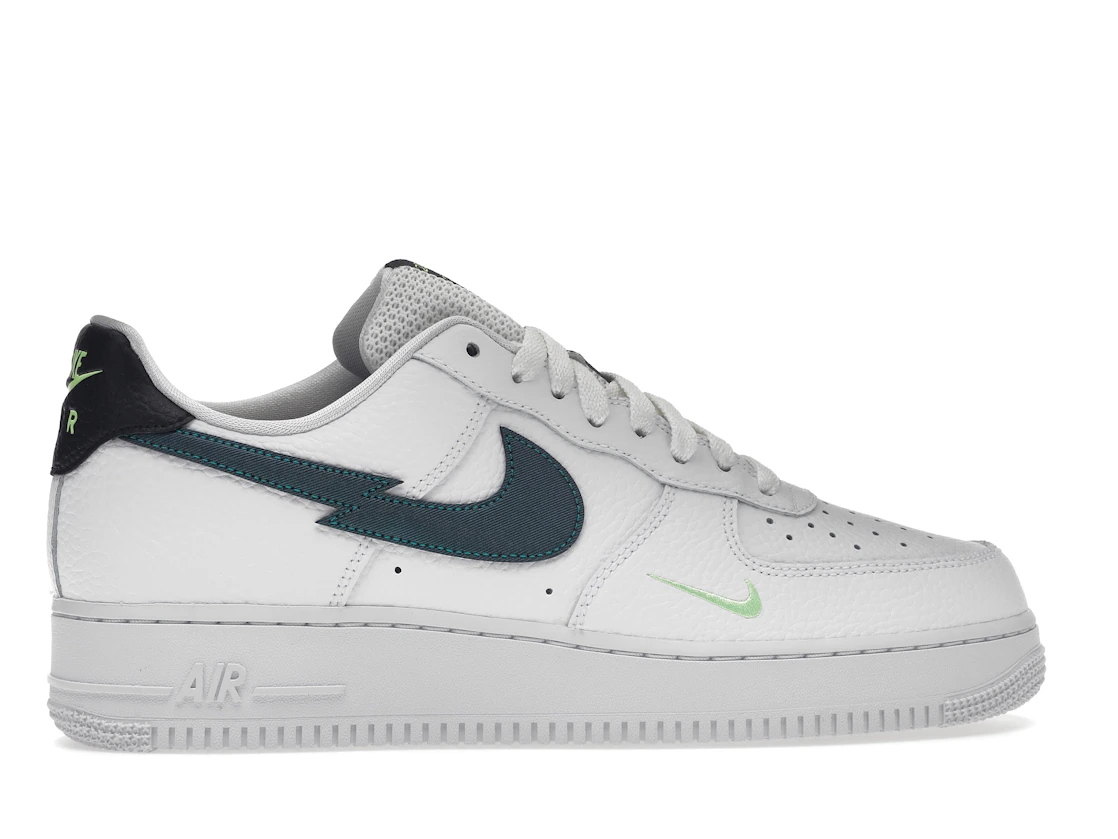 Nike Air Force 1 Low Split Swoosh White Aquamarine