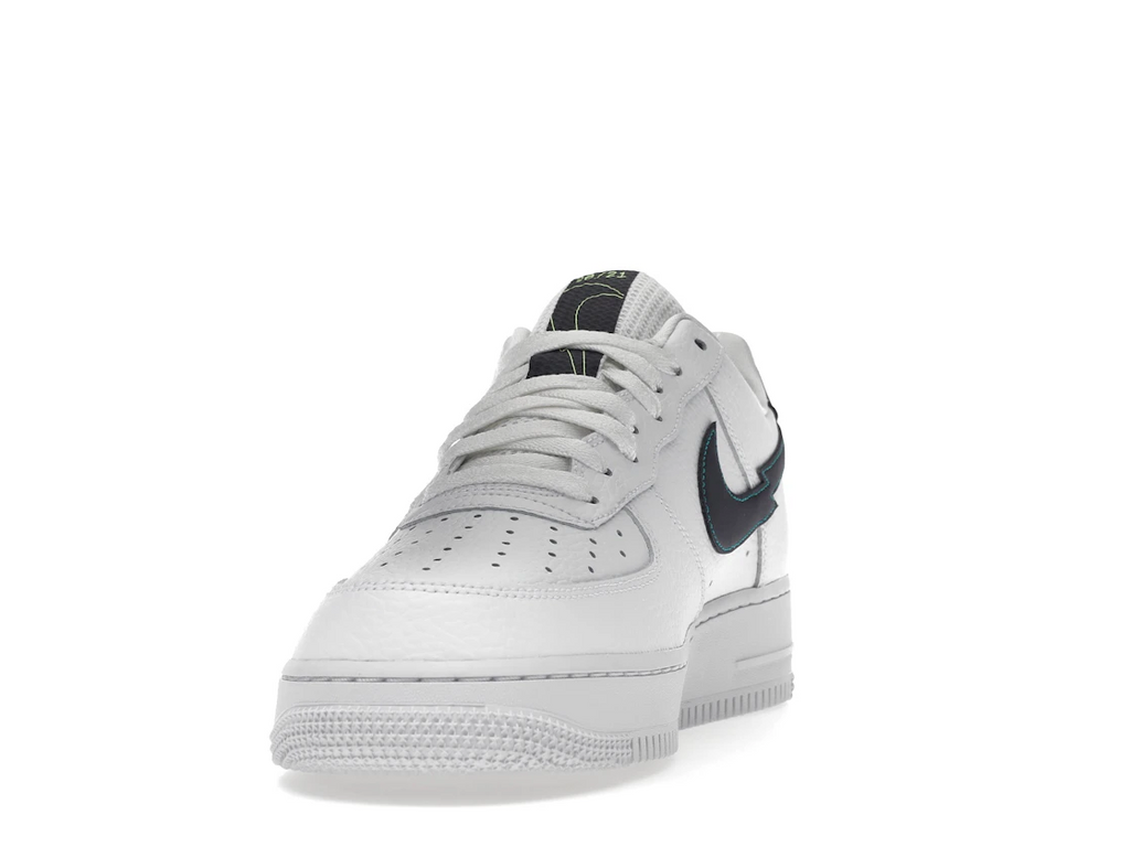 Nike Air Force 1 Low Split Swoosh White Aquamarine