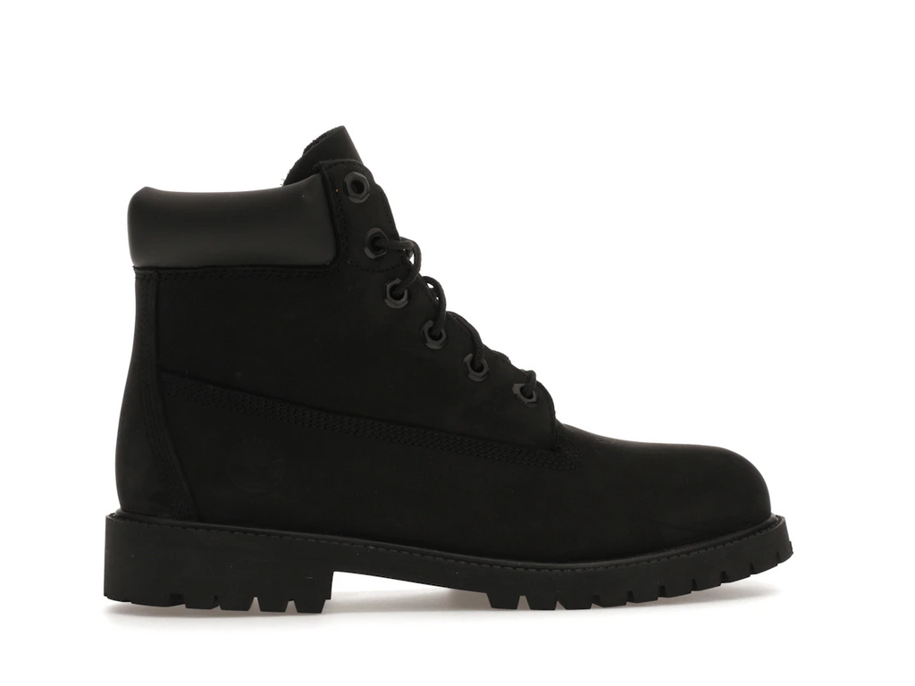 Timberland 6" Premium Boot Black Nubuck (GS)