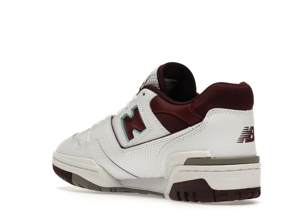 New Balance 550 Burgundy Cyan