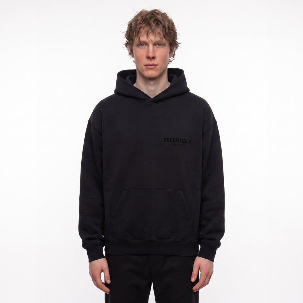 Fear of God Essentials S22 Hoodie Stretch Limo/Black 192BT212110F ADONIO