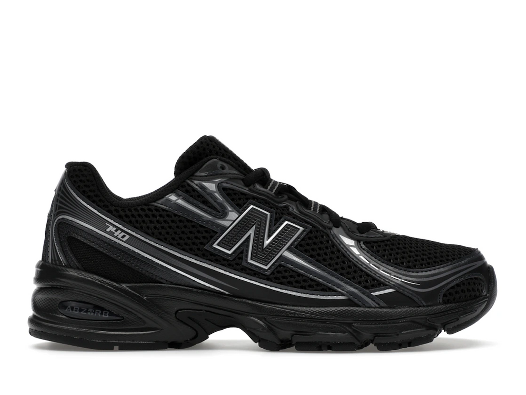 New Balance 740 Black Silver Metallic (GS)