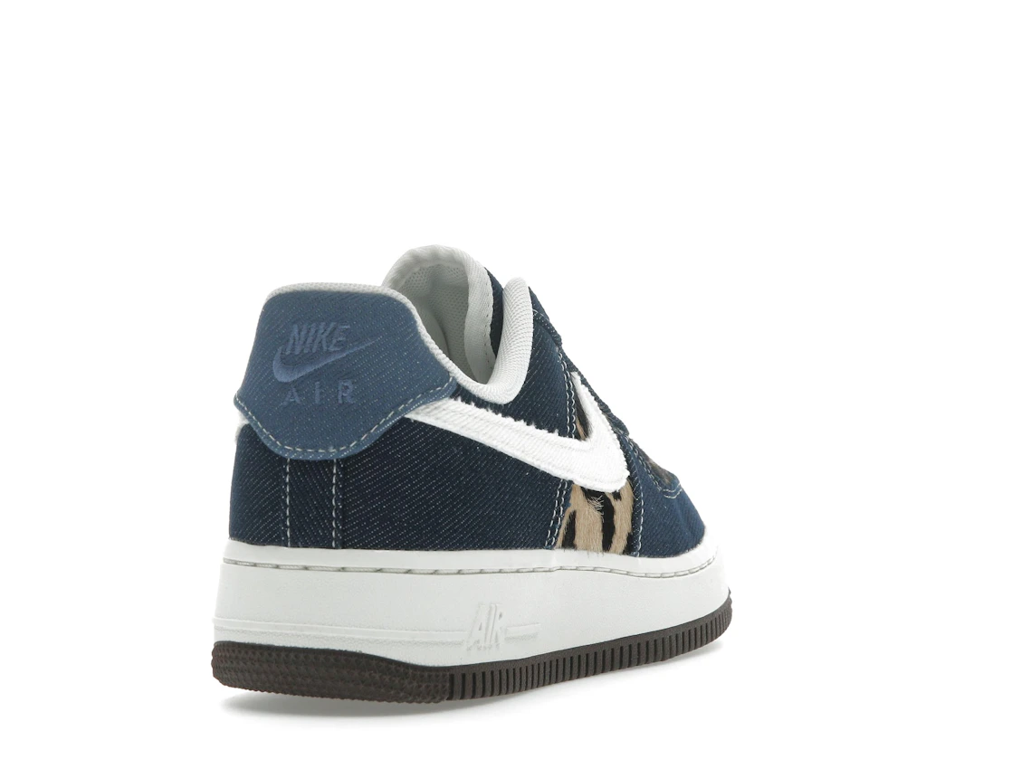 Nike Air Force 1 Low Cheetah Blue Denim (W)