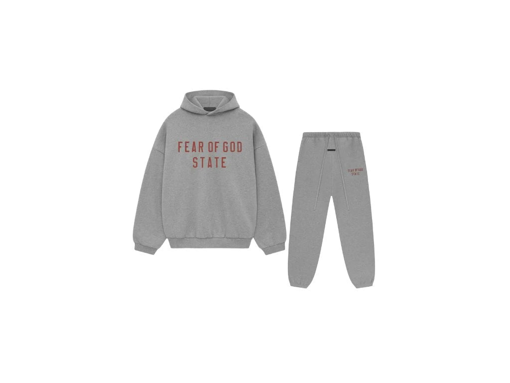 Fear of God Essentials FW24 Dark Heather State - Celý Set