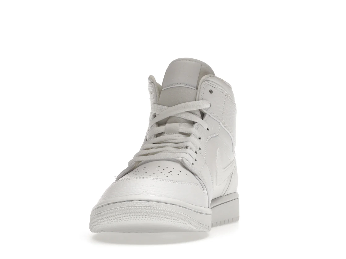 Air Jordan 1 Mid Triple White (2022)
