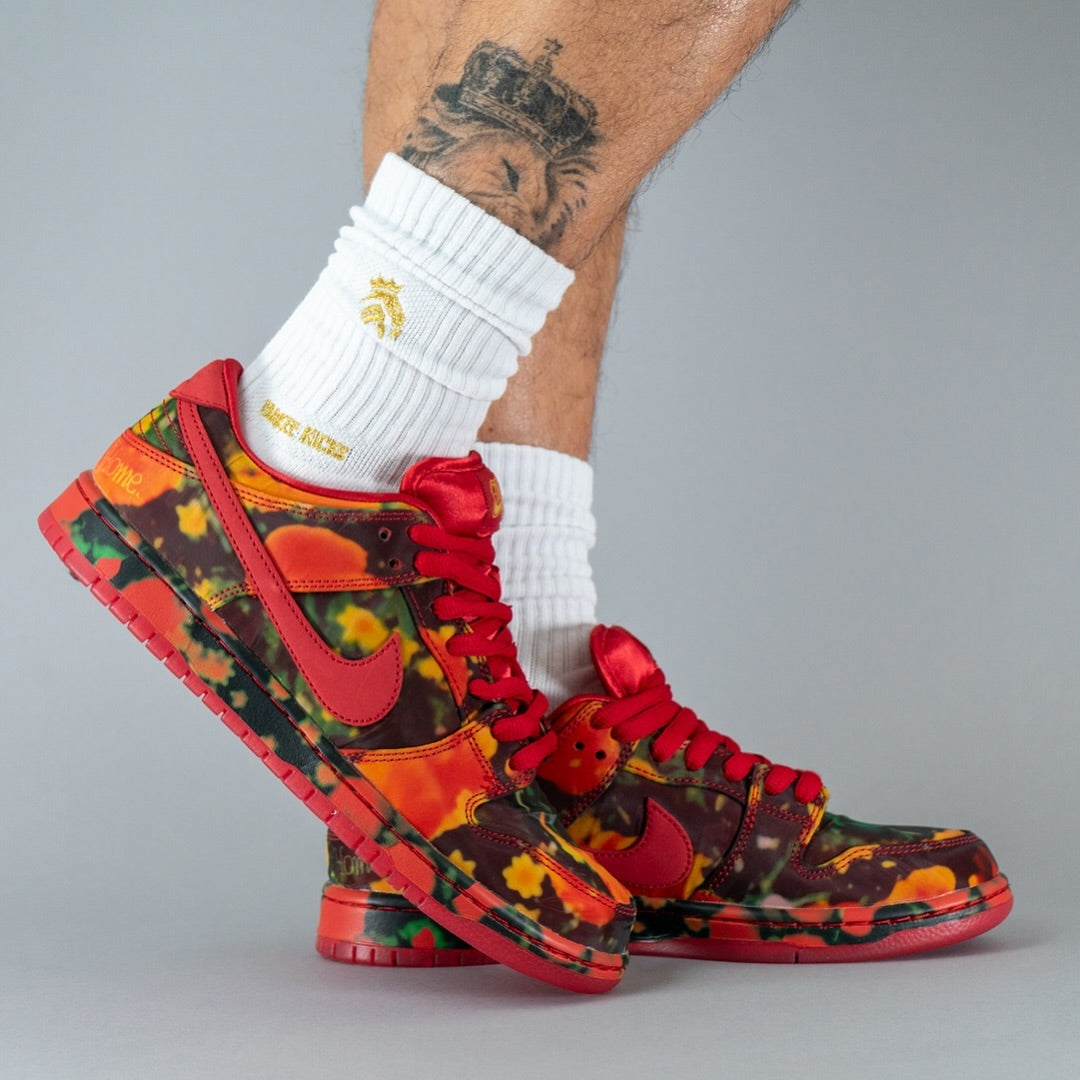 Nike SB Dunk Low The Wizard of Oz Poppy Field