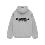 Fear of God Essentials S24 Fleece Hoodie Light Heather Grey