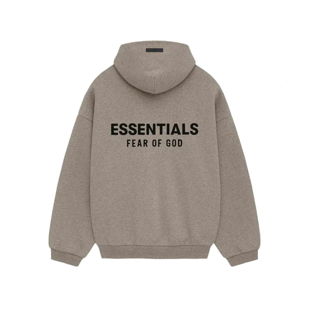 Fear of God Essentials S24 Fleece Hoodie Heather Grey