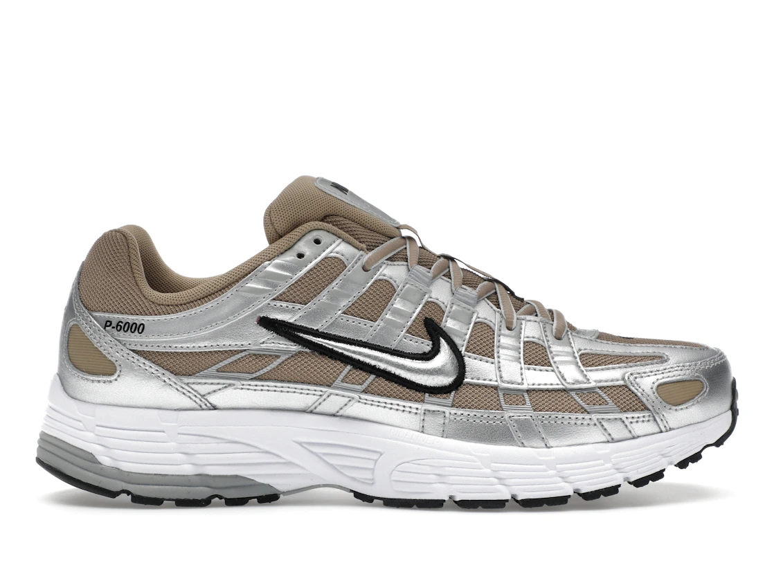 Nike P-6000 Khaki Metallic Silver
