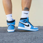 Air Jordan 1 Retro High White University Blue Black