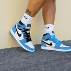 Air Jordan 1 Retro High White University Blue Black