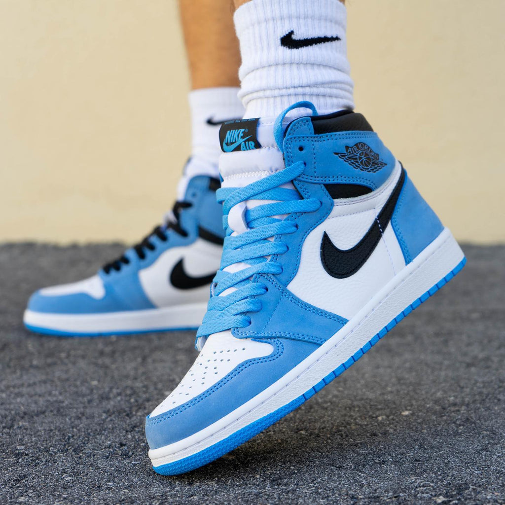 Air Jordan 1 Retro High White University Blue Black