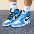 Air Jordan 1 Retro High White University Blue Black