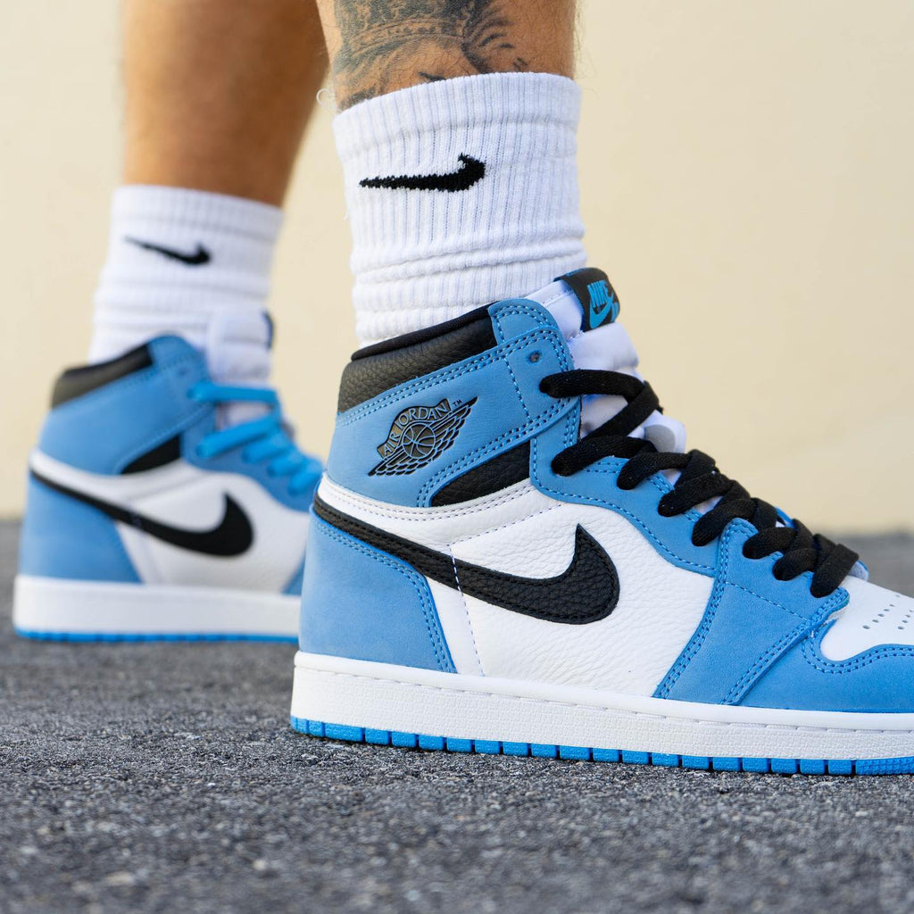 Air Jordan 1 Retro High White University Blue Black