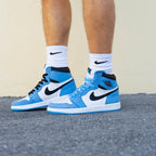 Air Jordan 1 Retro High White University Blue Black