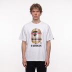 tričko BAPE Check by Bathing T-Shirt White/Beige ADONIO