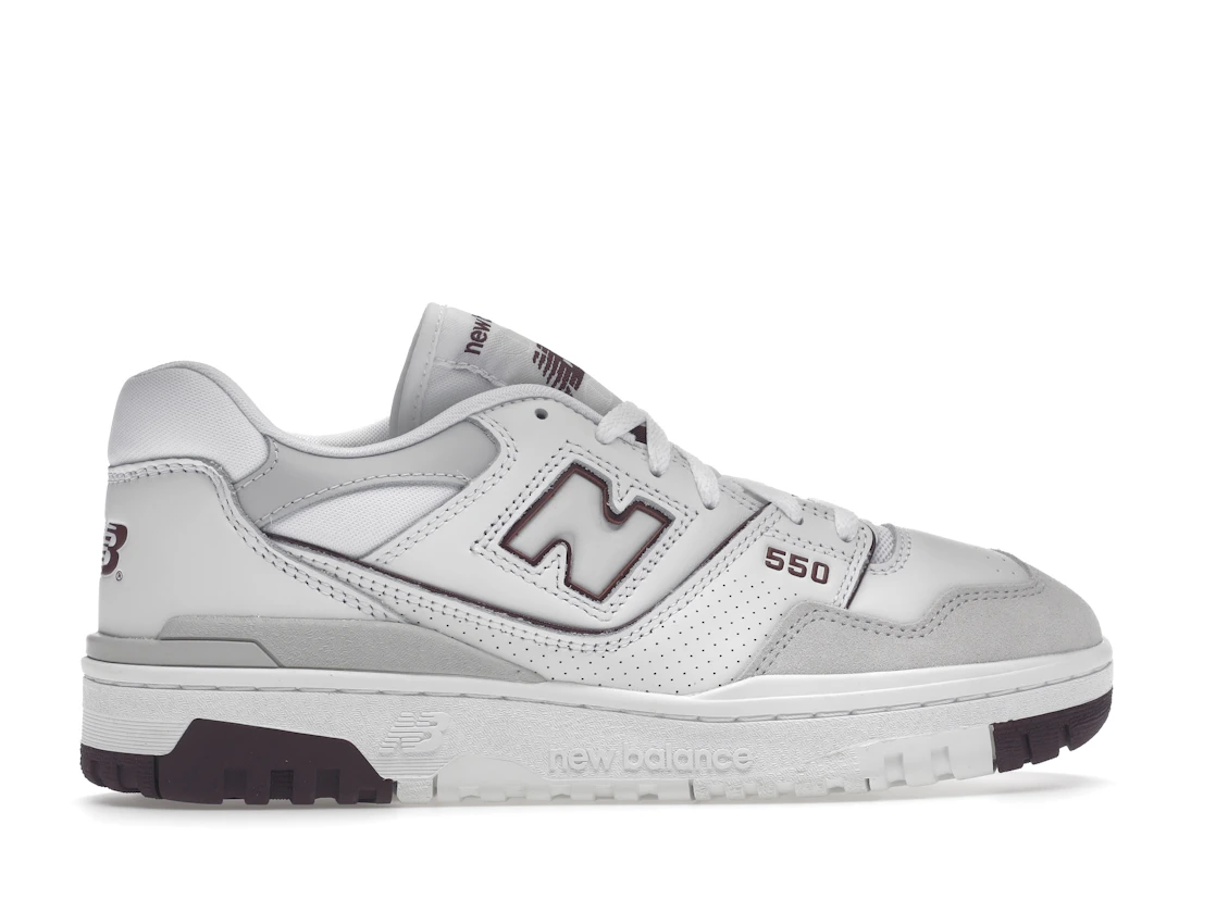 New Balance 550 Summer Fog Burgundy