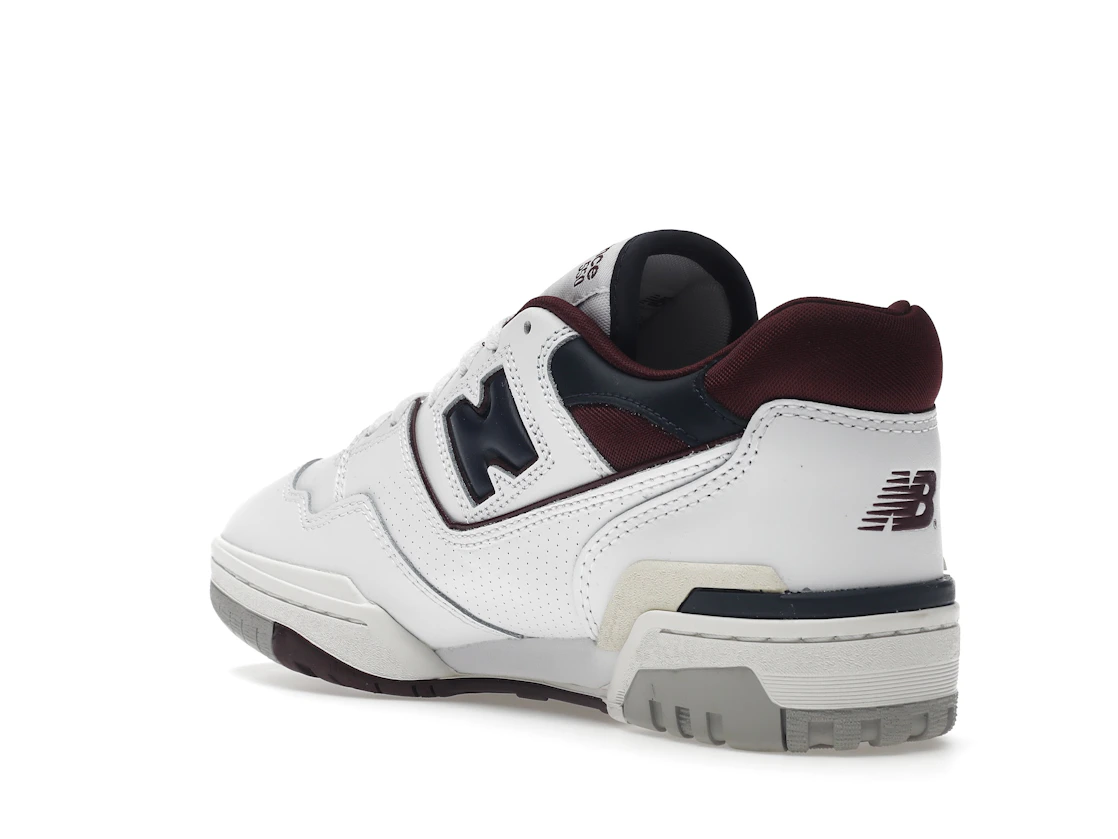 New Balance 550 White Navy NB Burgundy
