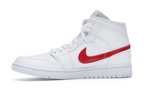 Jordan 1 Mid White University Red (W)