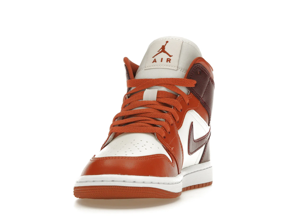 Jordan 1 Mid Dusty Peach Night Maroon (W)