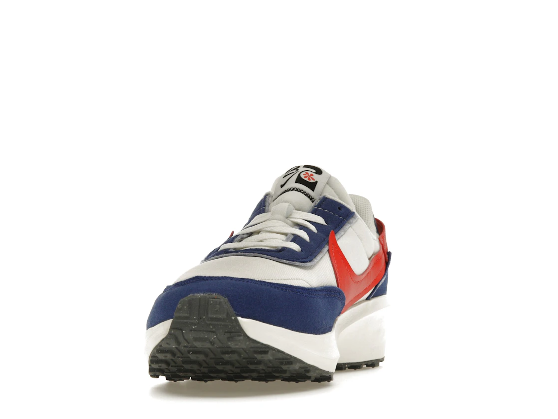 Nike Waffle Debut Swoosh Habanero Red Old Royal