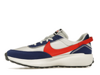 Nike Waffle Debut Swoosh Habanero Red Old Royal