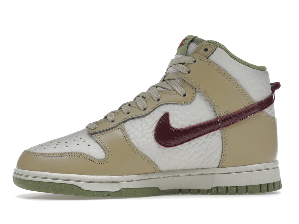 Nike Dunk High Tumbled Tan White Brown (W)