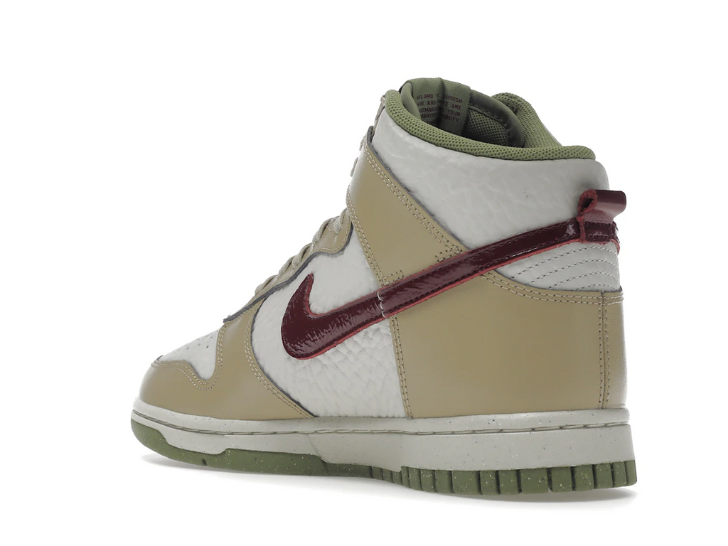 Nike Dunk High Tumbled Tan White Brown (W)